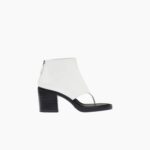 LEATHER THONG RUNWAY BOOTIES