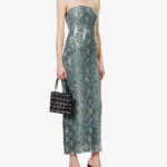 STRAPLESS SEQUIN DRESS