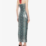 STRAPLESS SEQUIN DRESS