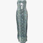 STRAPLESS SEQUIN DRESS
