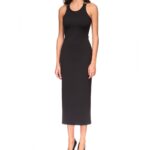 SCUBA RACER MIDI DRESS