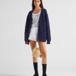 RAFFIA AND LEATHER BUCKET BAG