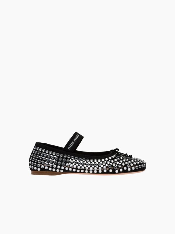 SATIN AND CRYSTALS BALLERINAS