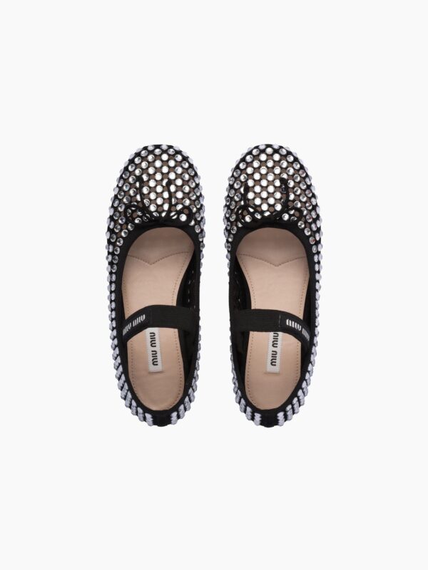 SATIN AND CRYSTALS BALLERINAS