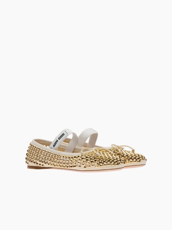 SATIN AND CRYSTALS BALLERINAS