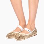 SATIN AND CRYSTALS BALLERINAS