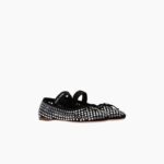 SATIN AND CRYSTALS BALLERINAS