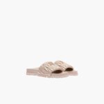 MATELASSE NAPPA LEATHER SLIDES