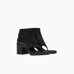 LEATHER THONG RUNWAY BOOTIES