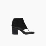 LEATHER THONG RUNWAY BOOTIES