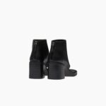 LEATHER THONG RUNWAY BOOTIES