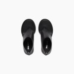 LEATHER THONG RUNWAY BOOTIES
