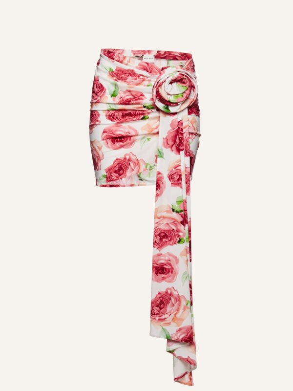 FLOWER SASH MINI SKIRT