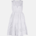 RUFFLED LACE DRESS