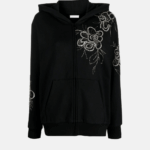 EMBELLISHED ZIPPED HOODIE