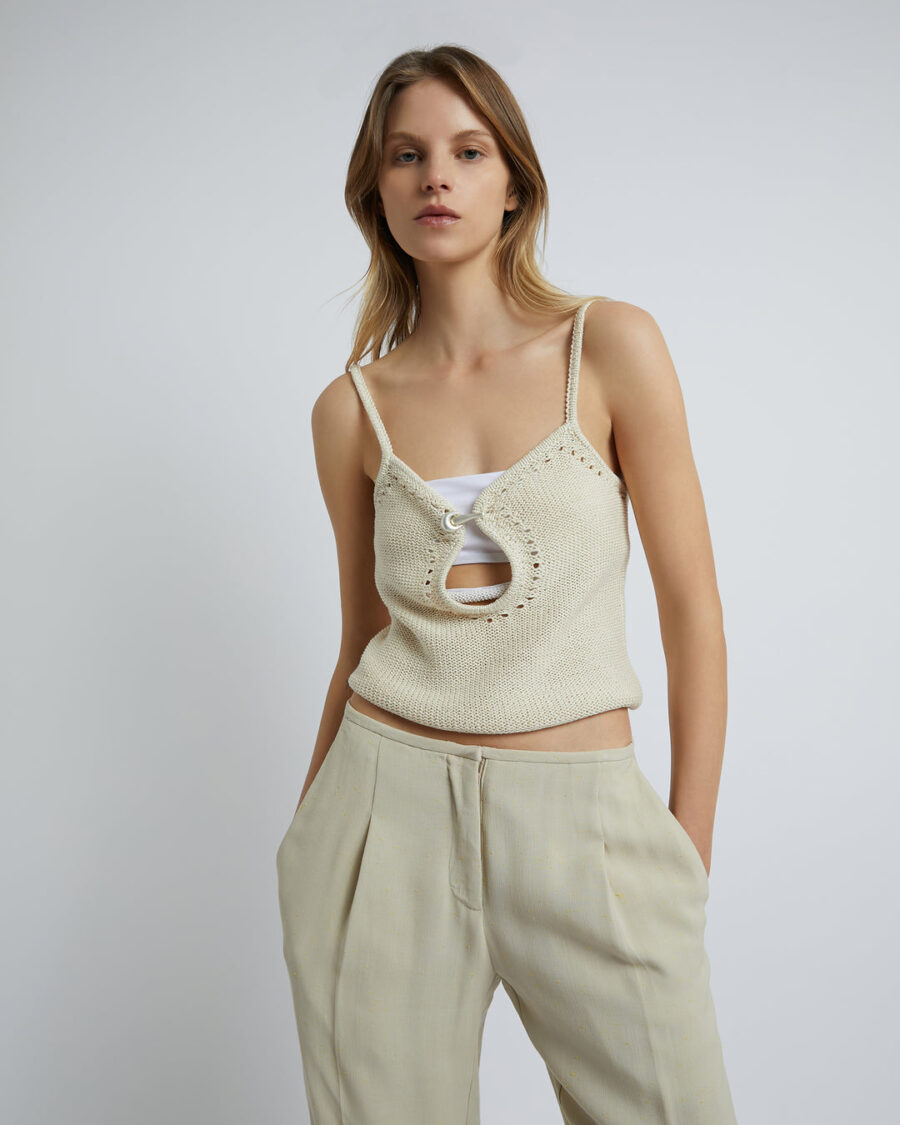 POINTELLE CLASP CAMI