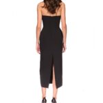 CRYSTAL OYSTER SHELL MIDI DRESS