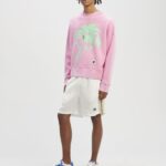 MONOGRAM TRACK SHORTS