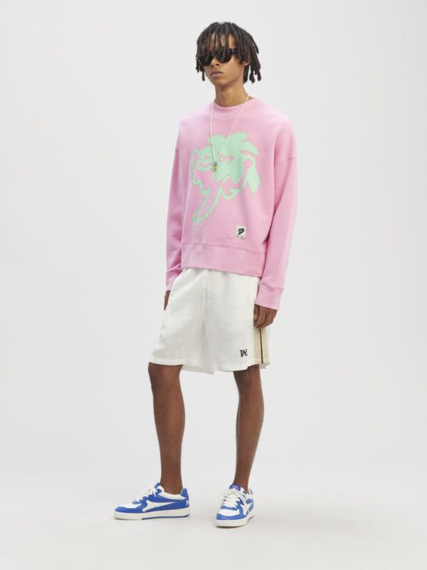 MONOGRAM TRACK SHORTS