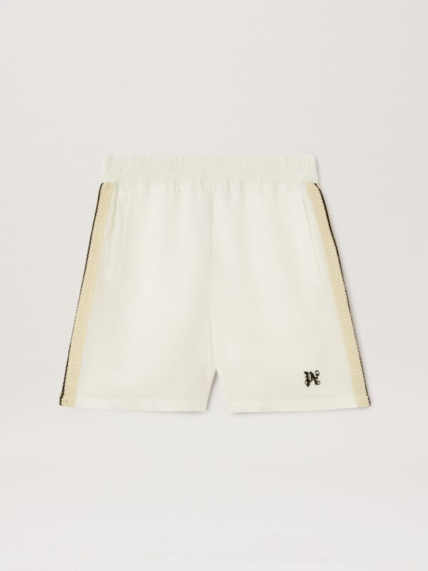 MONOGRAM TRACK SHORTS