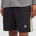 MONOGRAM TRACK SHORTS