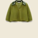 ESSENTIAL SEQUIN KNITTED POLO