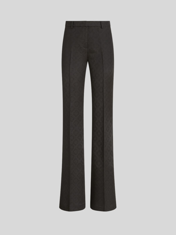 TROUSERS WITH FLARED BOTTOM