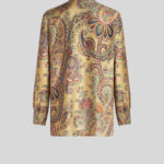SILK SHIRT WITH PAISLEY PATTERN