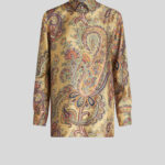 SILK SHIRT WITH PAISLEY PATTERN