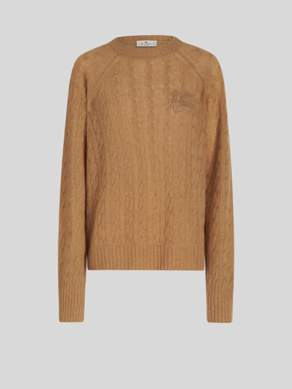 ROUND NECK CASHMERE JUMPER