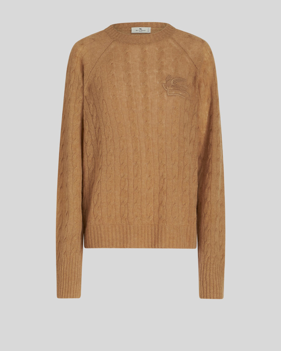 ROUND NECK CASHMERE JUMPER