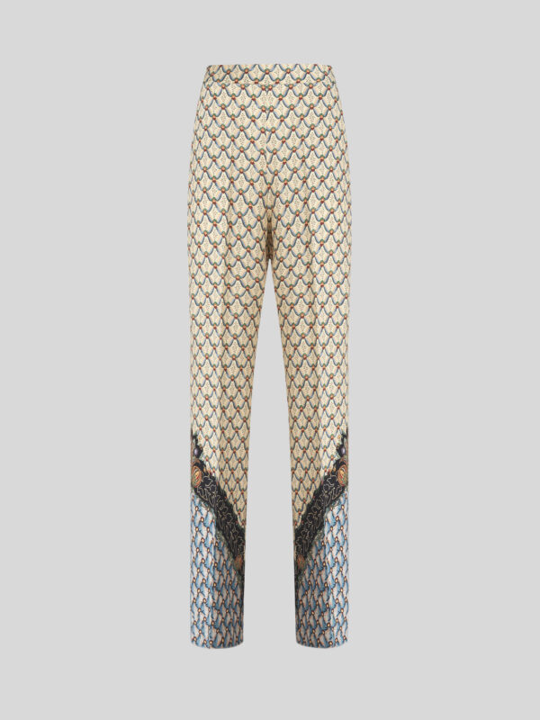 FLORAL PALAZZO TROUSERS