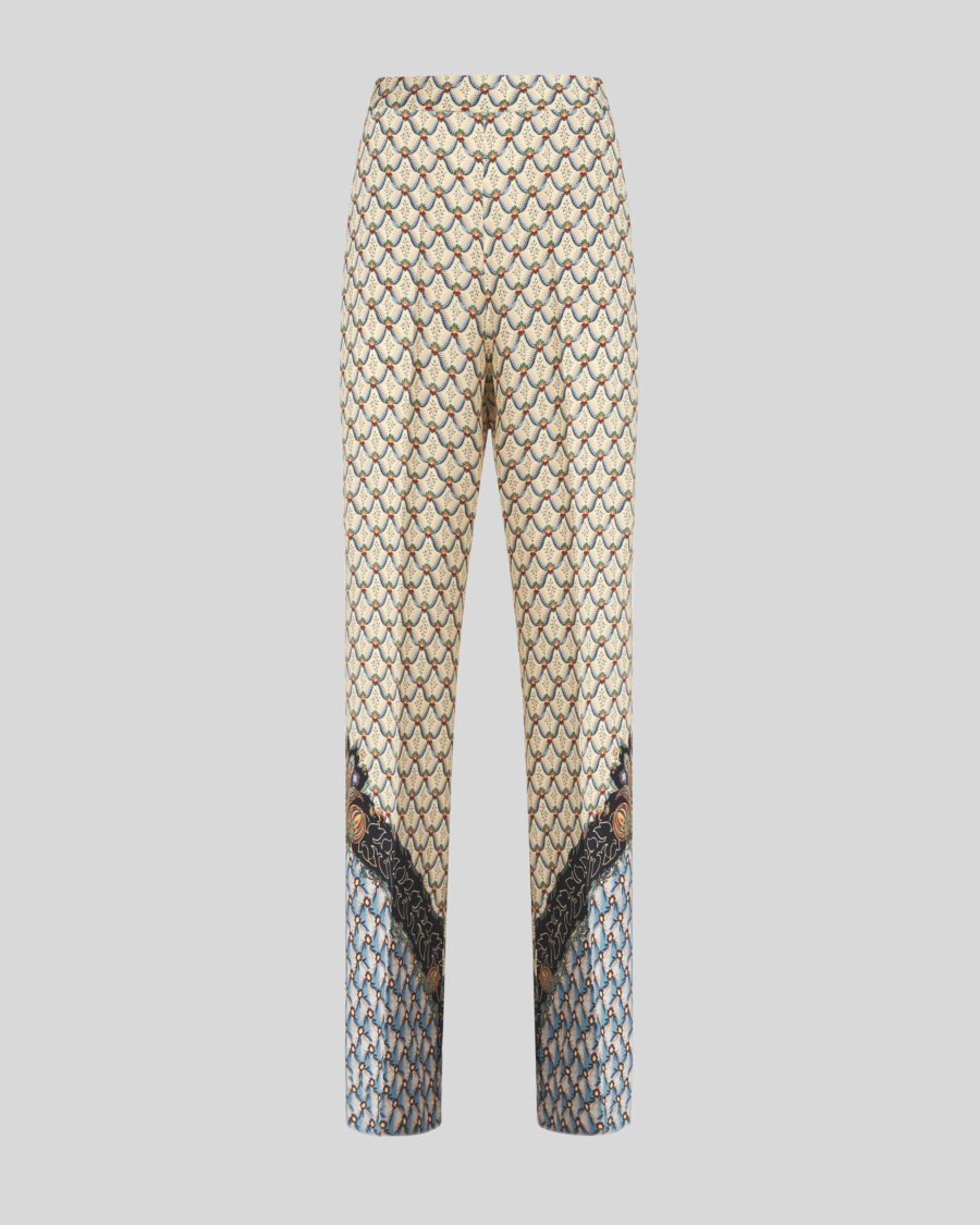 FLORAL PALAZZO TROUSERS