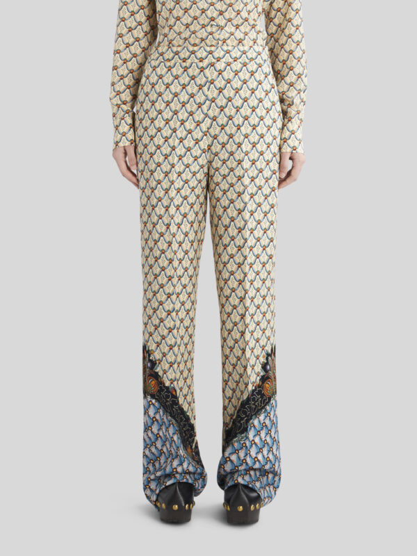 FLORAL PALAZZO TROUSERS