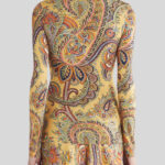 PAISLEY PRINT JERSEY JUMPER