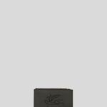 LEATHER CARD HOLDER WITH EMBOSSED LOGO