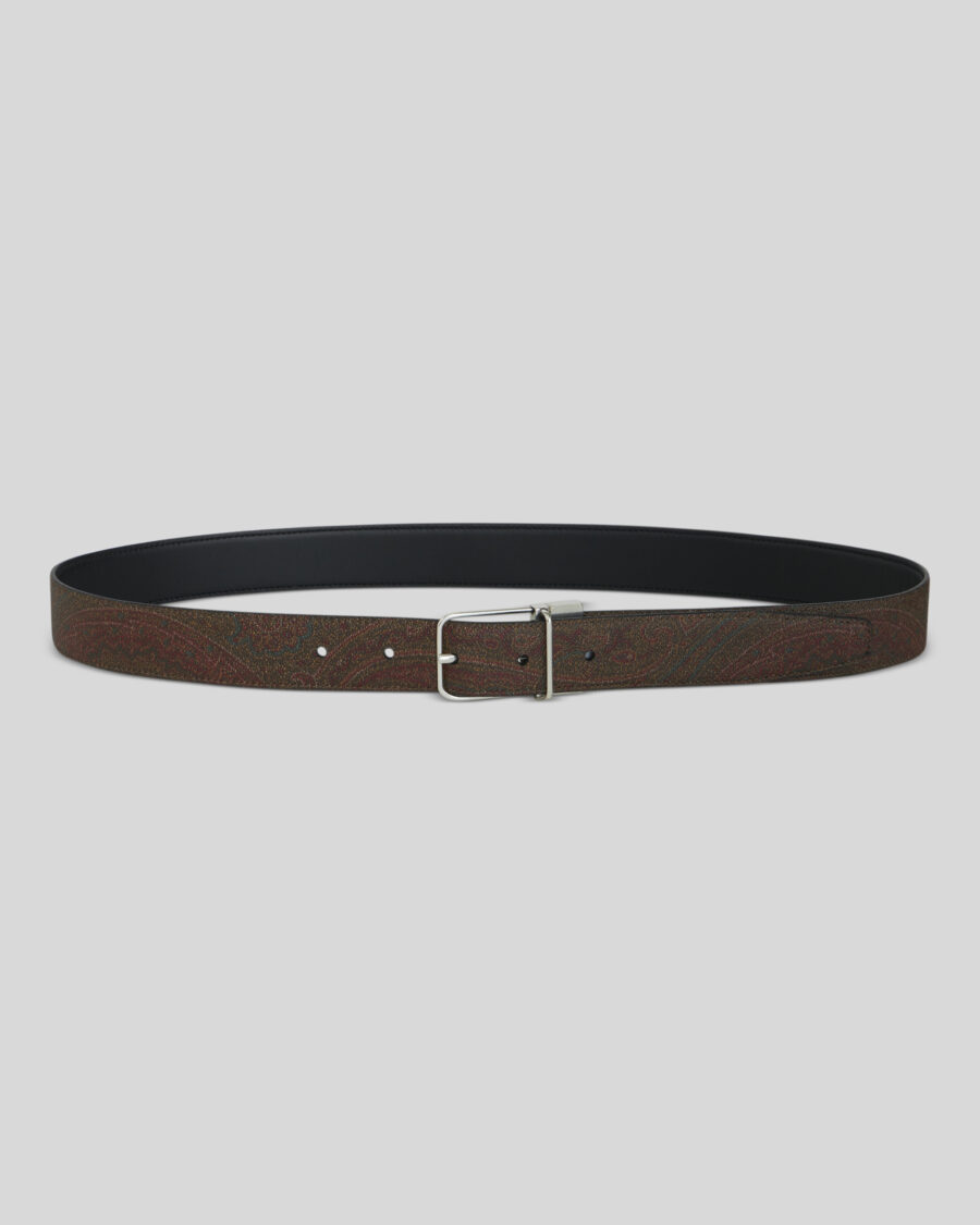 DOUBLE-SIDED LEATHER BELT