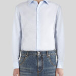 COTTON SHIRT WITH TIE PRINT
