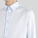 COTTON SHIRT WITH TIE PRINT