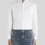 COTTON SHIRT WITH TIE PRINT