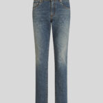 JEANS WITH VINTAGE WORKING AND PEGASO