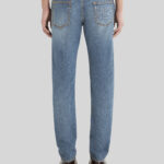 JEANS WITH VINTAGE WORKING AND PEGASO