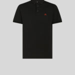 POLO SHIRT WITH LOGO AND PAISLEY UNDERCOLLAR