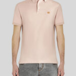POLO SHIRT WITH LOGO AND PAISLEY UNDERCOLLAR