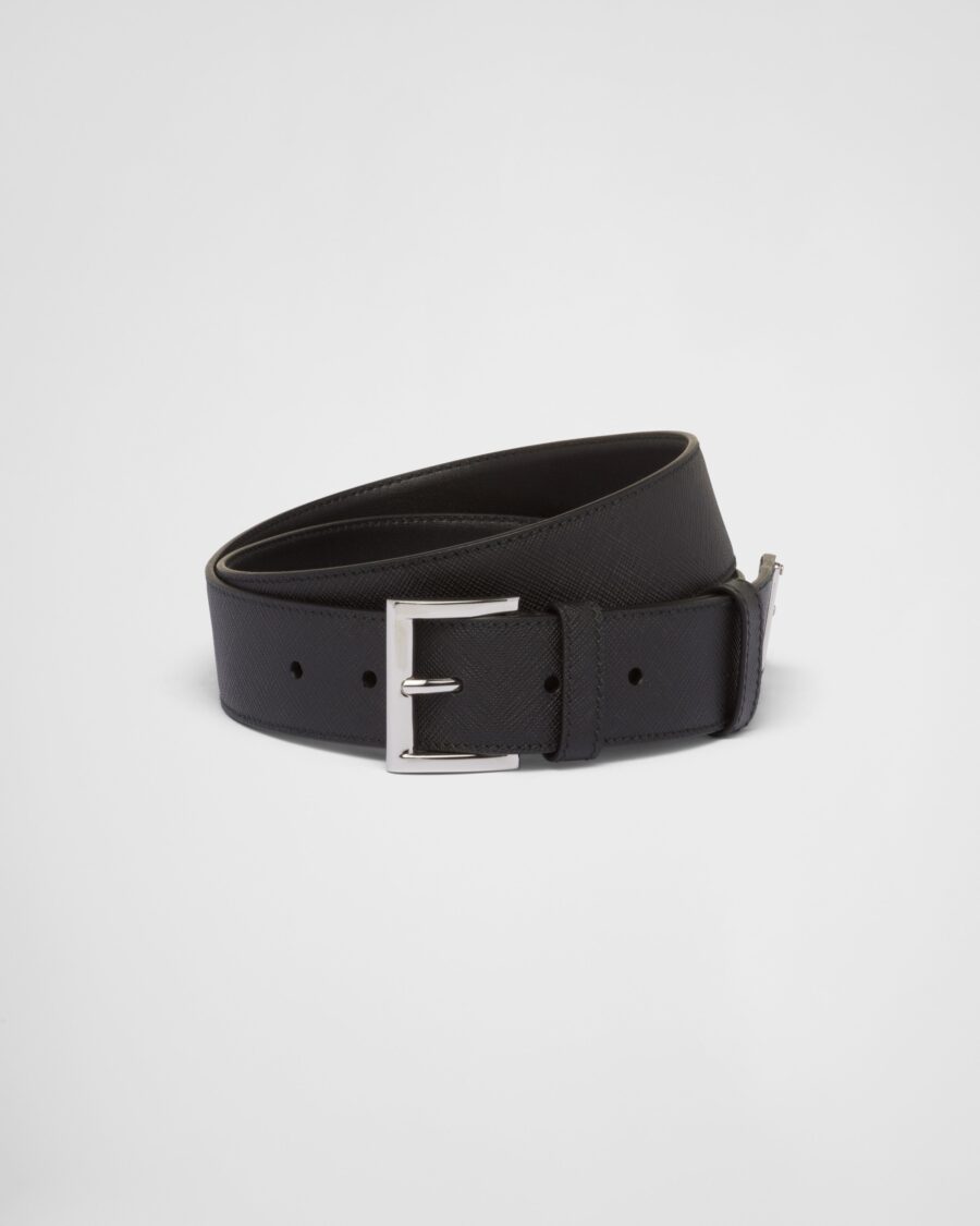 SAFFIANO LEATHER BELT
