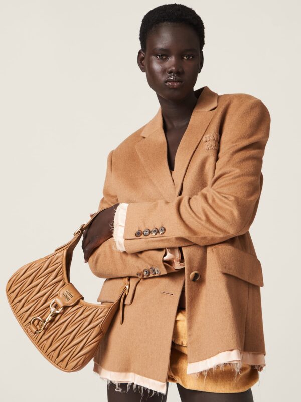 NAPPA LEATHER MATELASSÉ HOBO BAG