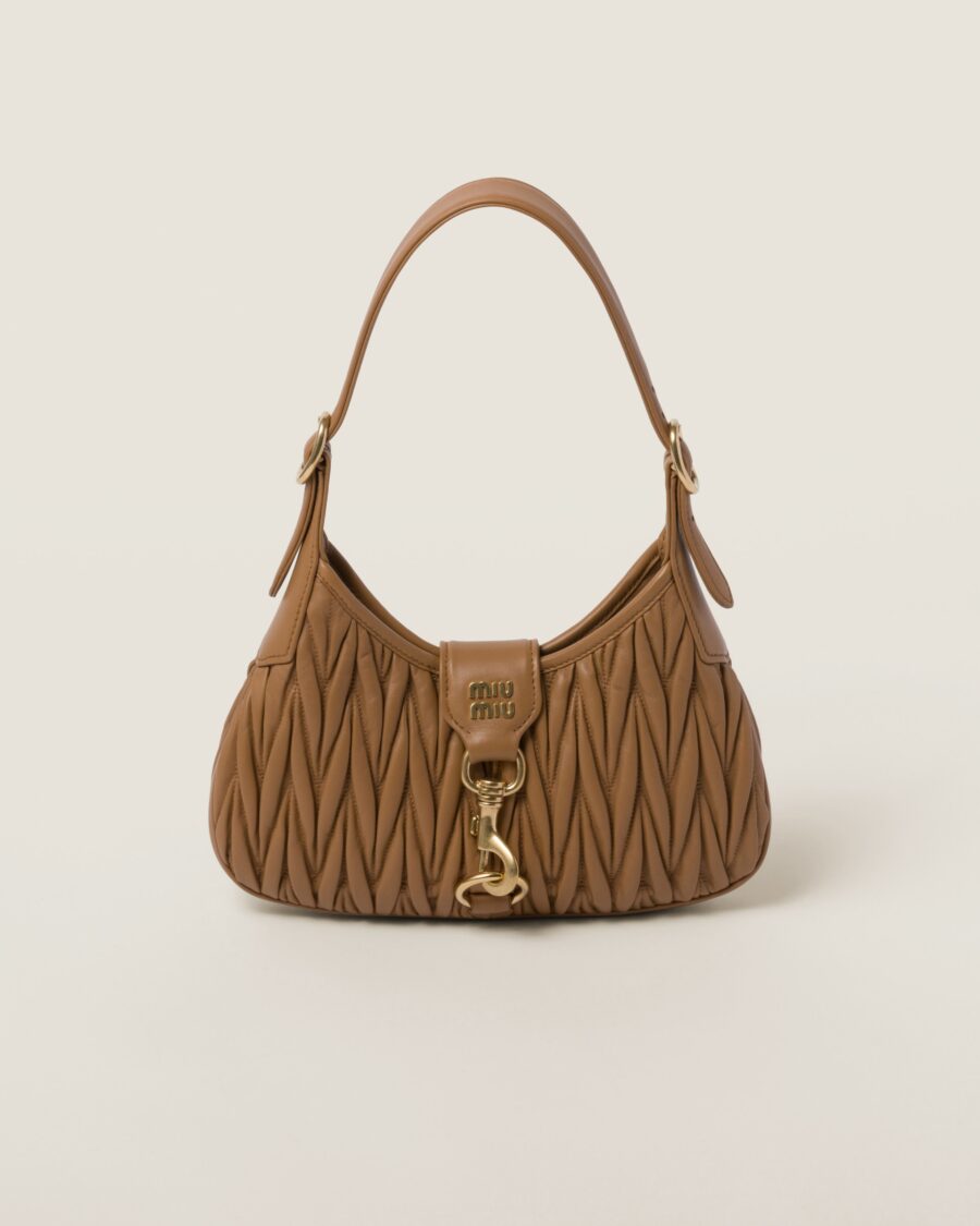 NAPPA LEATHER MATELASSÉ HOBO BAG