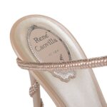 MARGOT CRYSTAL EGGSHELL PLATFORM SANDAL 120