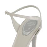 ANASTASIA CRYSTAL GRAY PLATFORM SANDAL 130