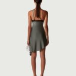 ASYMMETRIC MINI DRESS